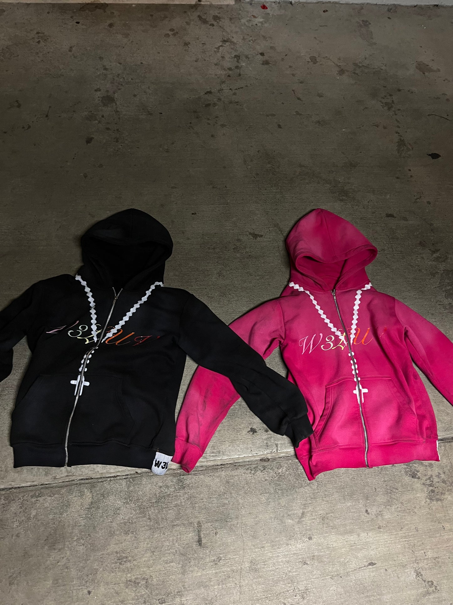 W3luv Black Zip-up ⚠️(PRE ORDERS)!!