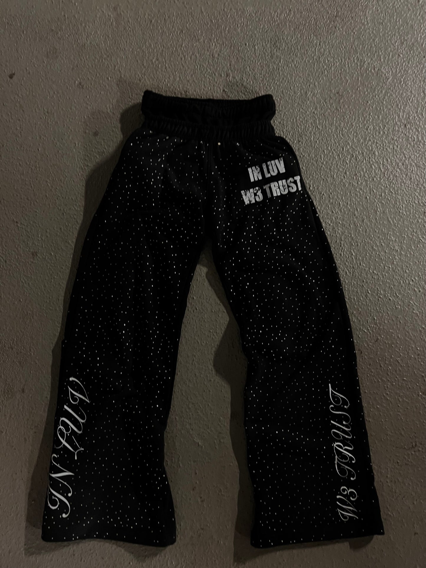 W3LUC RHINESTONE SWEATS