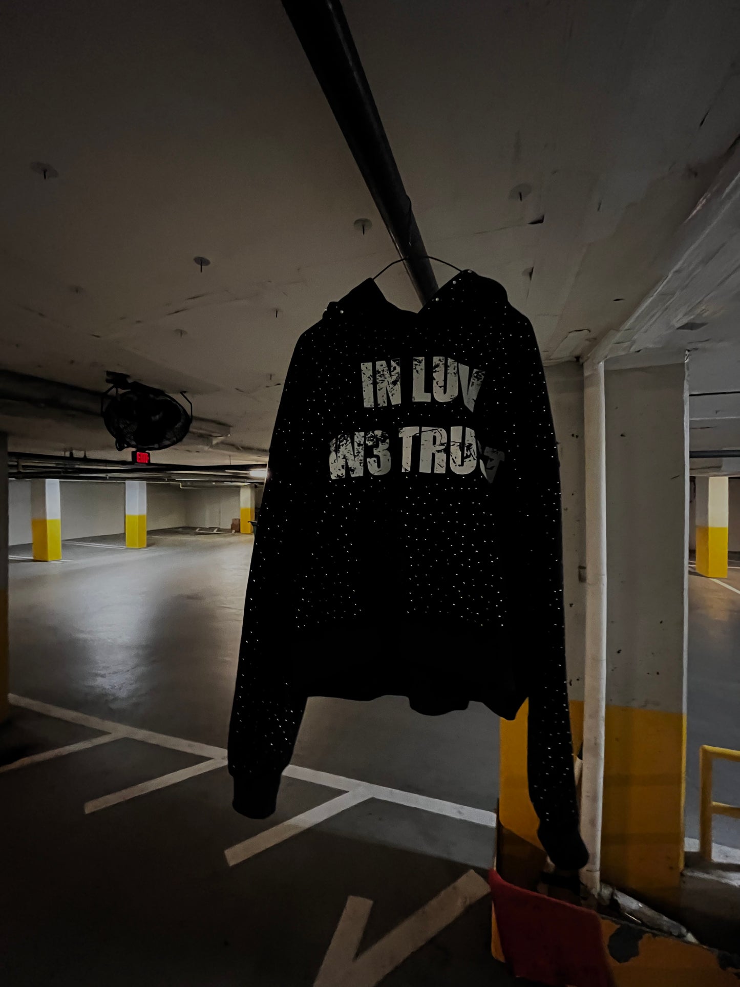 W3LUV RHINESTONE HOODIE