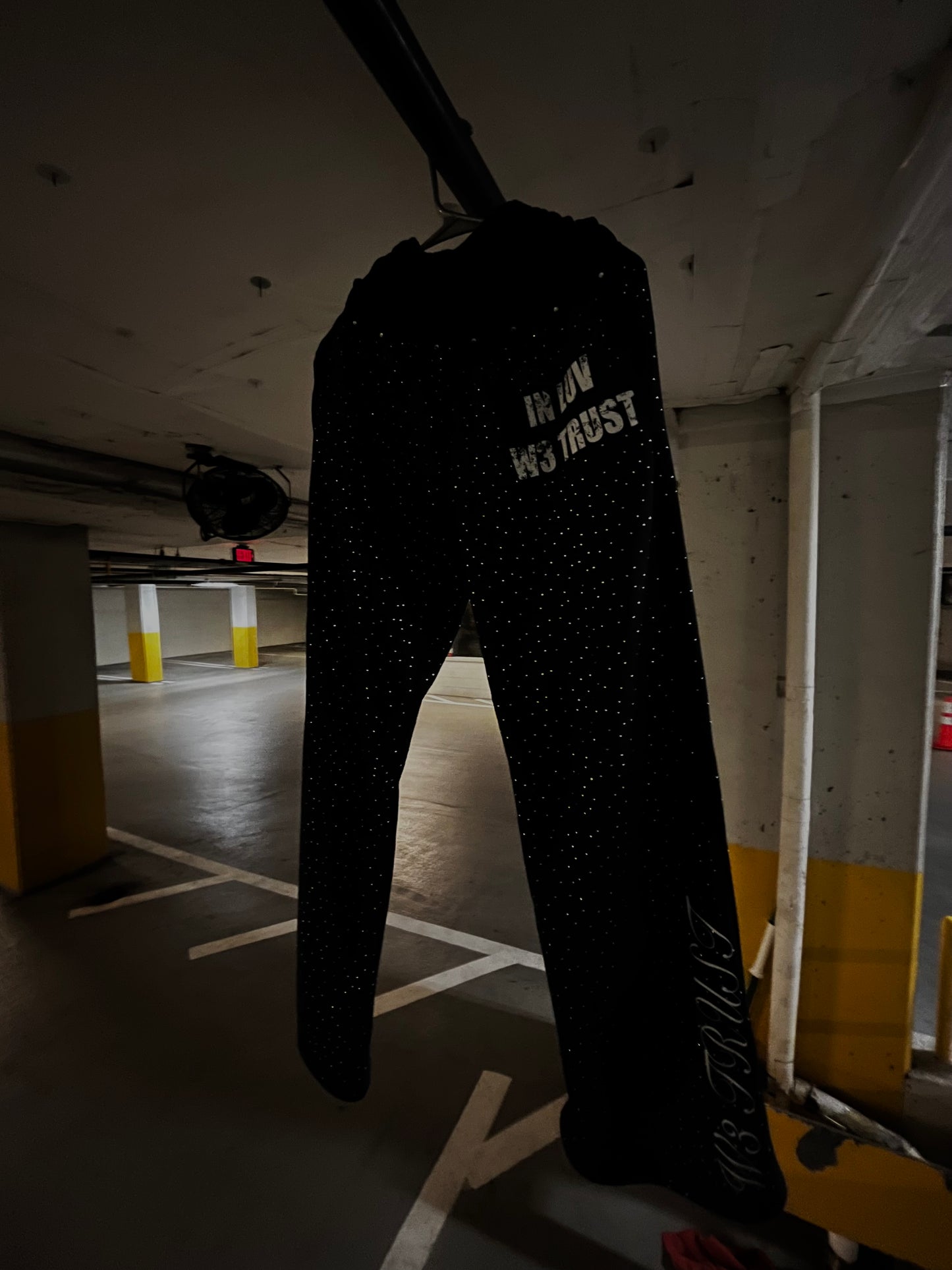 W3LUC RHINESTONE SWEATS