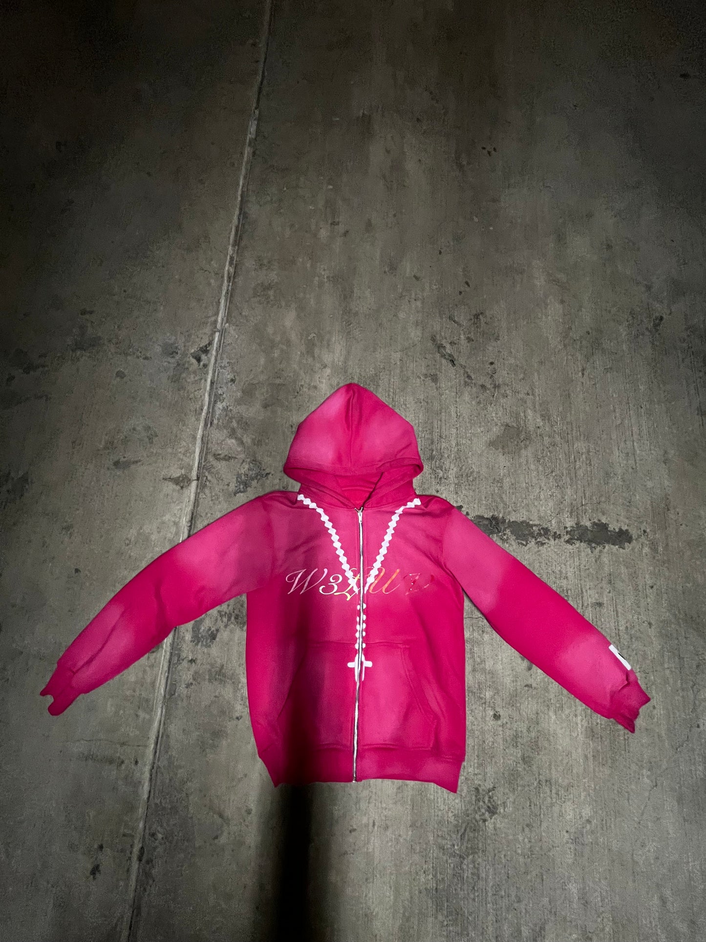 W3luv Pink Zip-up ⚠️(PRE ORDERS)!!
